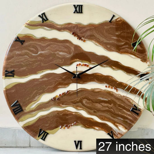 *Choco Falls Clock Large 27 Inches