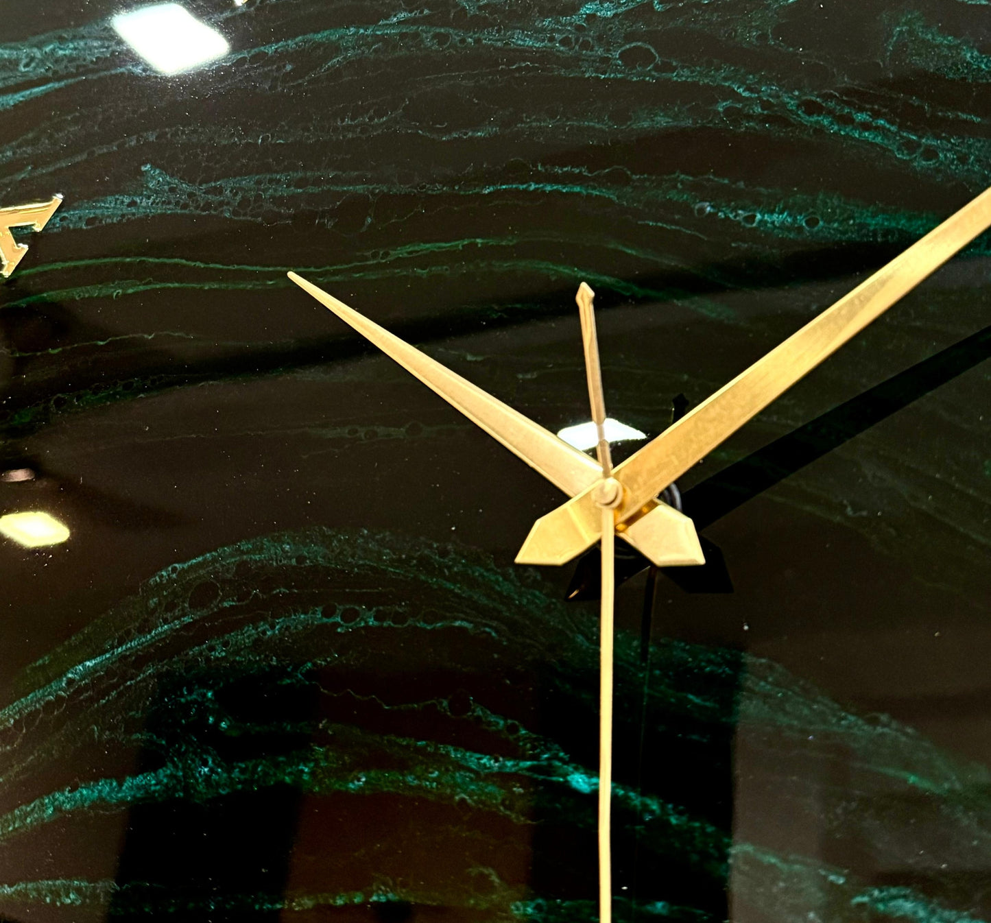 Lush Forest Square Large Silent Clock