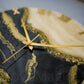 Black pond Medium Size Silent Clock 17.5 Inches