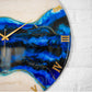Blue pond Medium Size Silent Clock 17.5 Inches