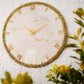 Golden Ring Medium Size Silent Clock 17.5 Inches