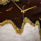 Maroon Stunner Medium Size Silent Clock 17.5 Inches