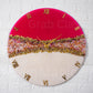 Pink Crown Medium Size Silent Clock 17.5 Inches
