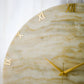 Golden Medium Size Silent Clock 17.5 Inches