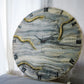 Black & White Desert Medium Size Silent Clock 17.5 Inches.