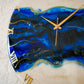 Blue pond Medium Size Silent Clock 17.5 Inches