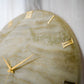 Golden Medium Size Silent Clock 17.5 Inches
