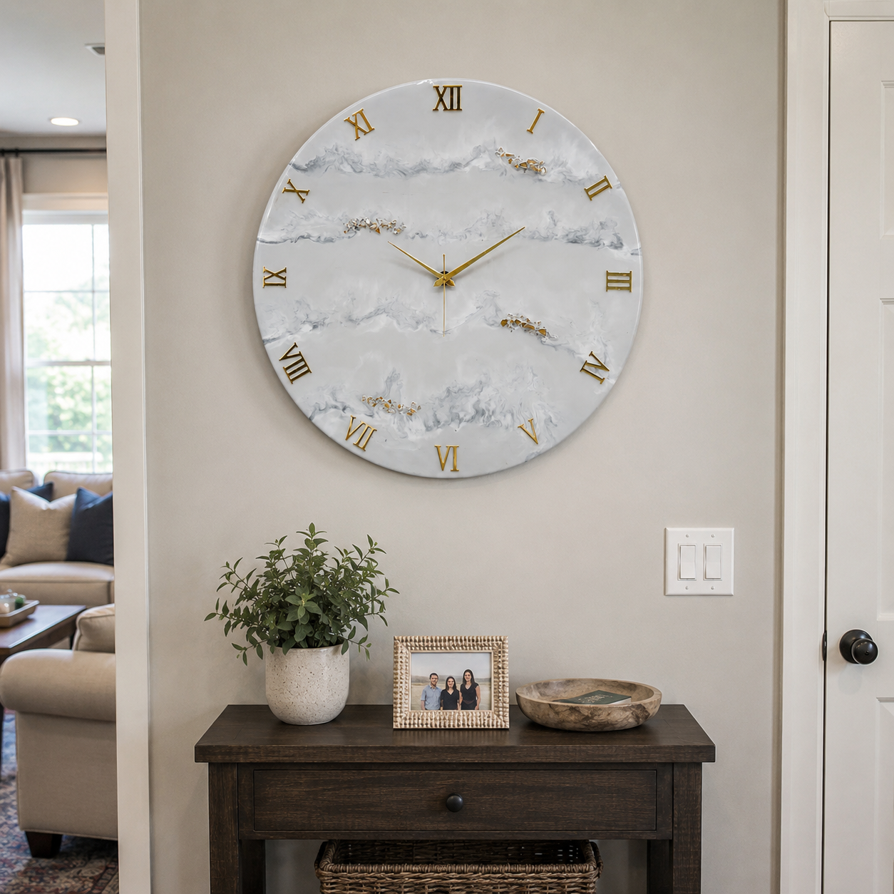 Cloud Veil Clock