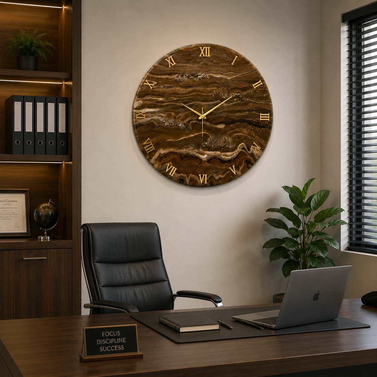 Earthstone Clock 17.5 inches
