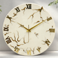 Copper Stripes Silent Clock 17.5 inches