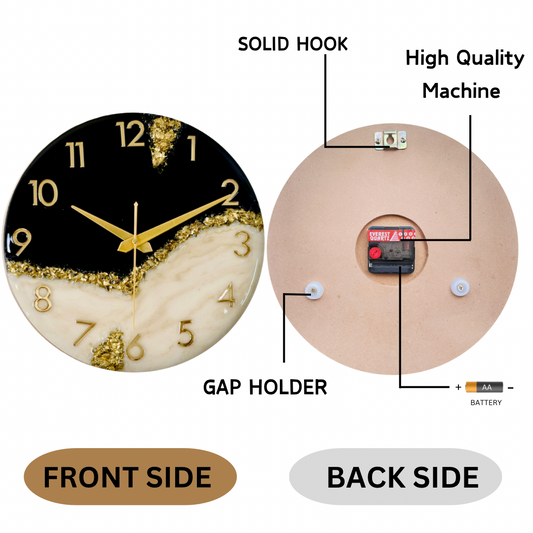 *Black Peak Silent Clock 30cm