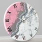 Silver Stream Silent Clock