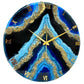 Golden Geode Clock 17.5 inches (CS)