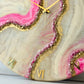 *Geode Pink Clock Large 27 Inches