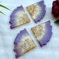 Purple - Handmade Resin Coasters Set Of 4