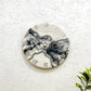 Black & White Medium Size Silent Clock 17.5 Inches