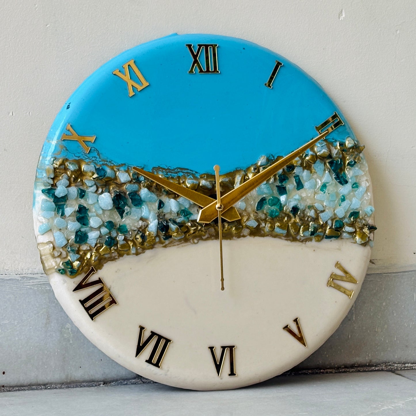 *Blue Crown Silent Clock 30cm(CS)