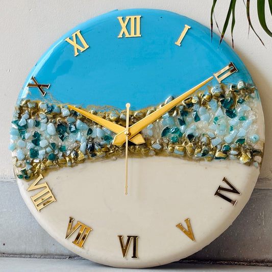 *Blue Crown Silent Clock 30cm(CS)