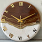 *Choco White Silent Clock 30cm