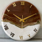 *Choco White Silent Clock 30cm