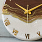 *Choco White Silent Clock 30cm