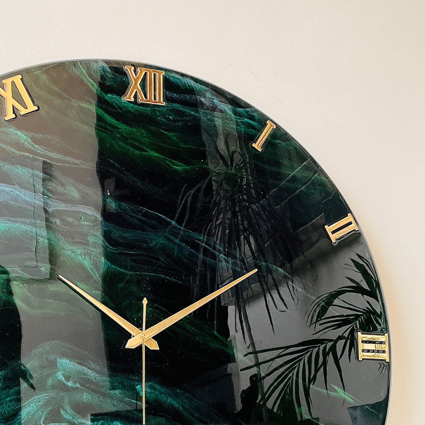 Lush Forest Large Silent Clock