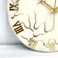 Copper Stripes Silent Clock 17.5 inches