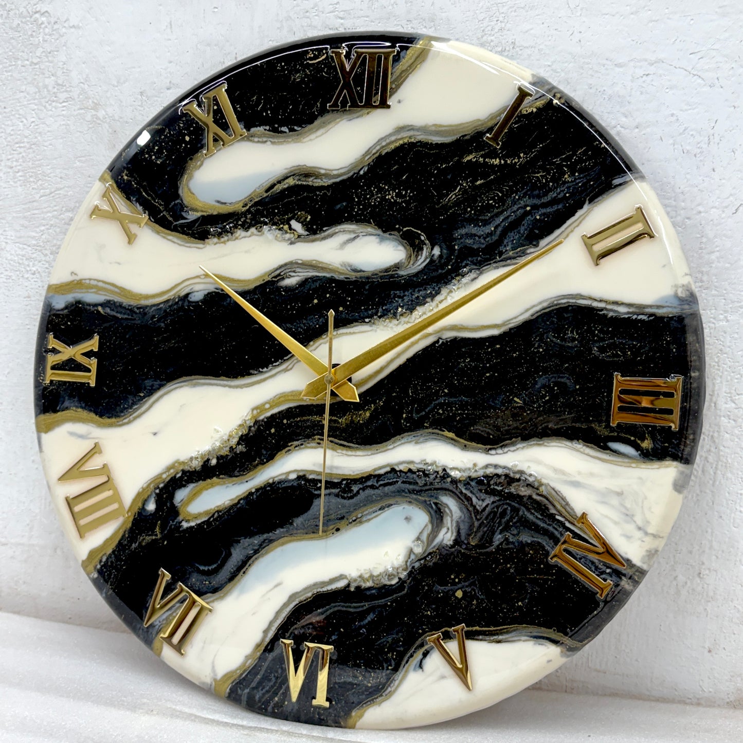 Black Falls clock 17.5 inches (CS)