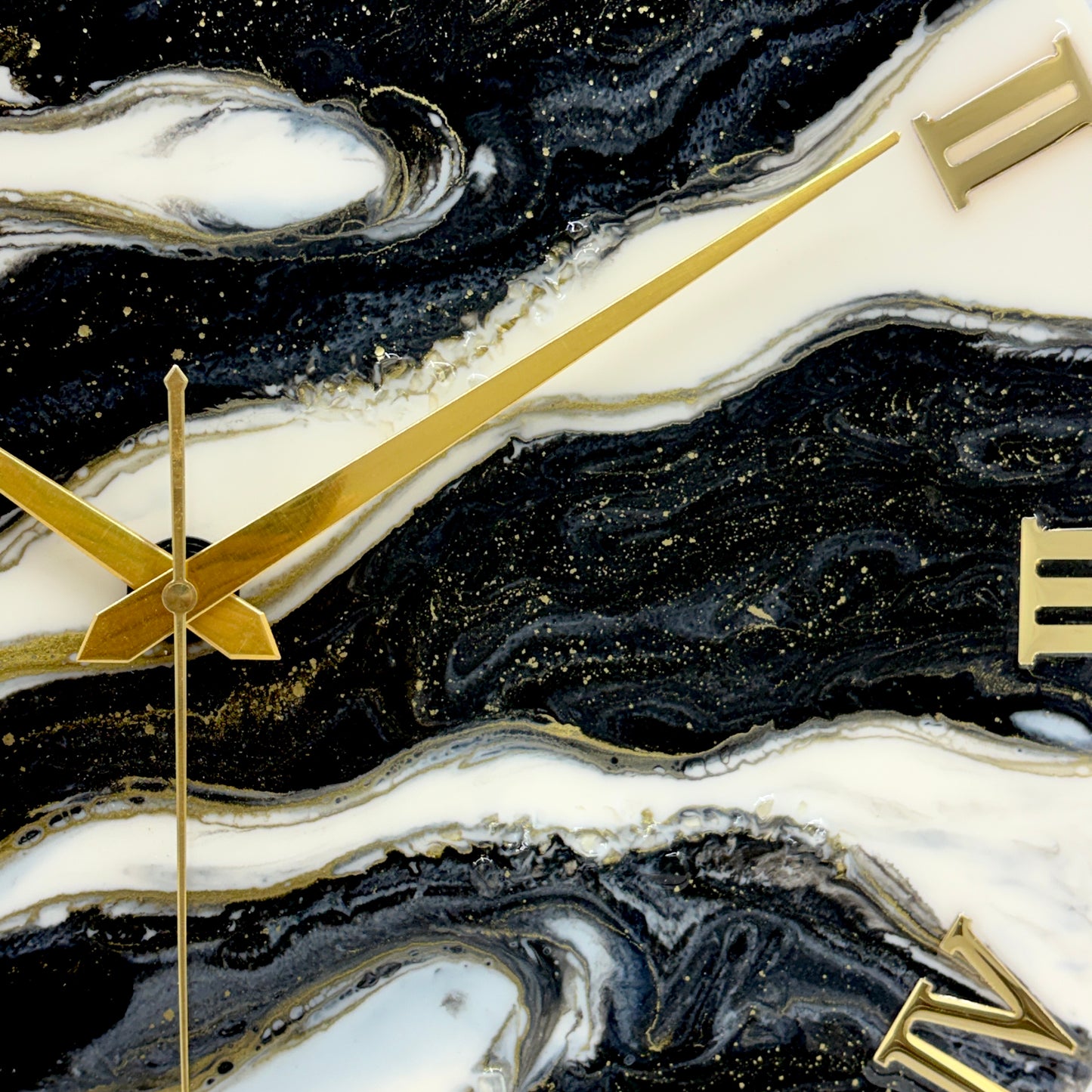 Black Falls clock 17.5 inches (CS)