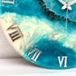 *Blue Stones Silent Clock 17.5 inches(CS)