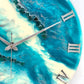 *Blue Stones Silent Clock 17.5 inches(CS)