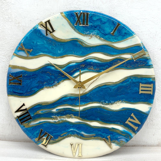*Blue Falls Clock 17.5 inches(CS)