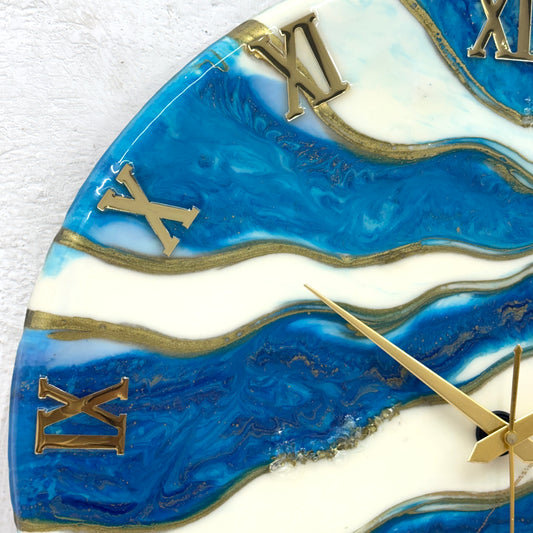 *Blue Falls Clock 17.5 inches(CS)