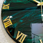 Lush Forest Medium Silent Clock 17.5 Inches