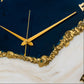 The Blue Peak Resin Clock 17.5 inches