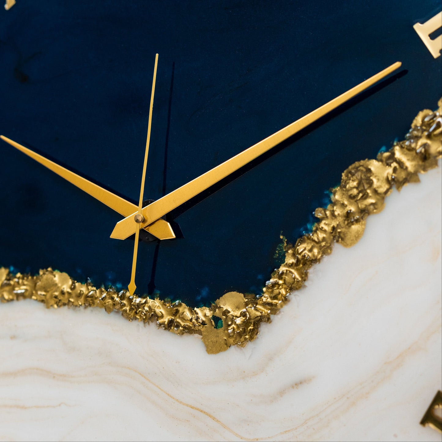 The Blue Peak Resin Clock 17.5 inches