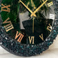 Dark Green Silent Clock 17.5 inches