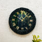 Dark Green Silent Clock 17.5 inches