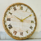 Bronze Rose Gold  Silent Clock 17.5 inches