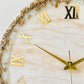 Bronze Rose Gold  Silent Clock 17.5 inches