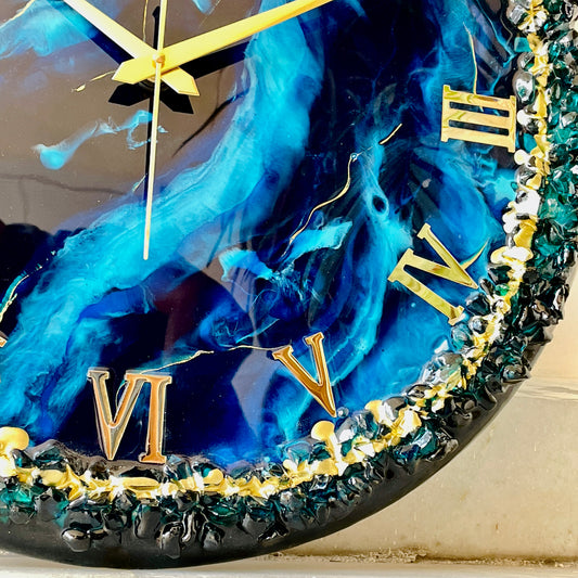 Blue Thunder Silent Clock 17.5 inches