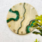 *Green geode Clock Large 27 Inches
