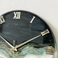 Royal Green Silent Clock