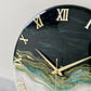 Royal Green Silent Clock