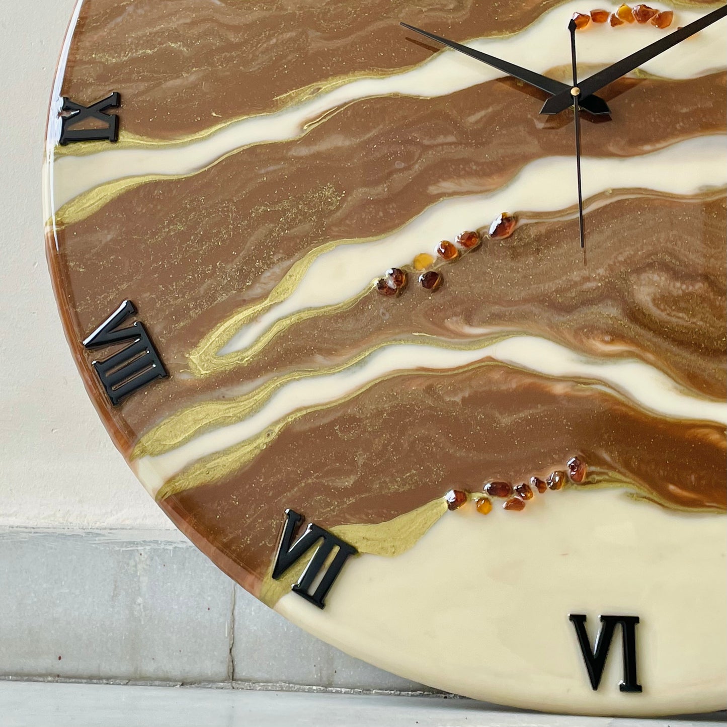 *Choco Falls Clock Large 27 Inches