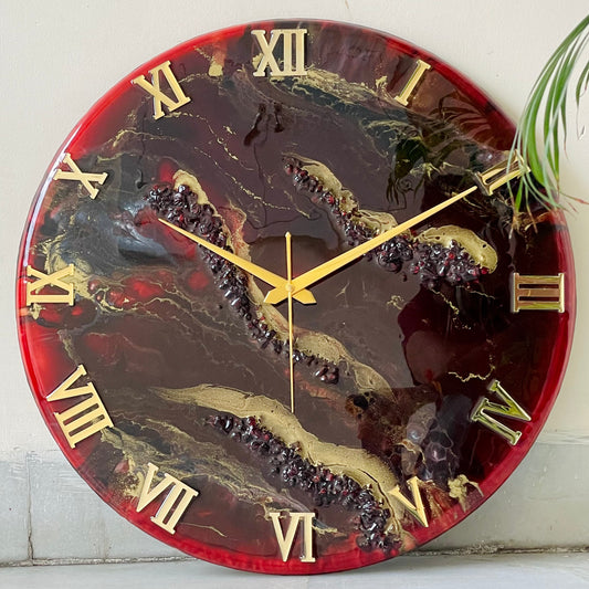 Red Desert Silent Clock 17.5 inches