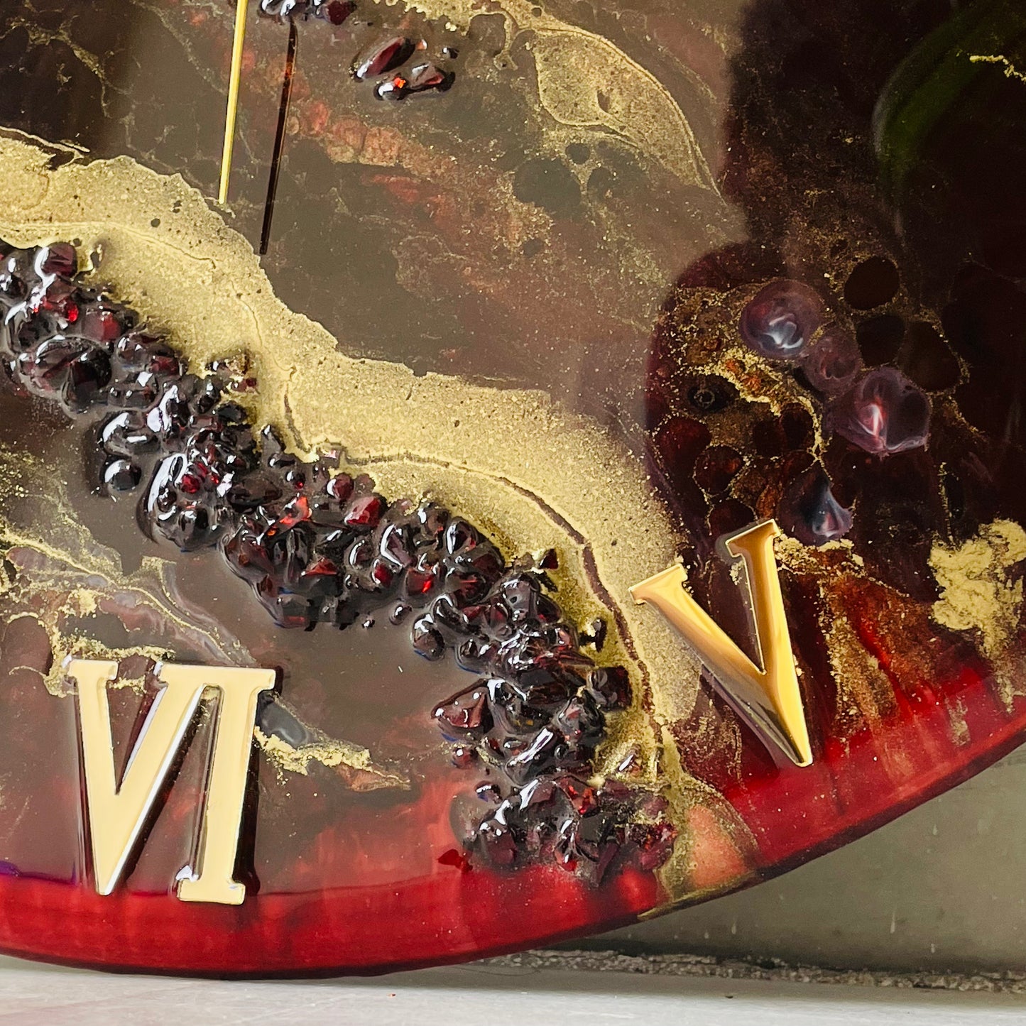 Red Desert Silent Clock 17.5 inches