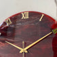 Red forest Silent Clock 17.5 inches
