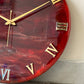 Red forest Silent Clock 17.5 inches