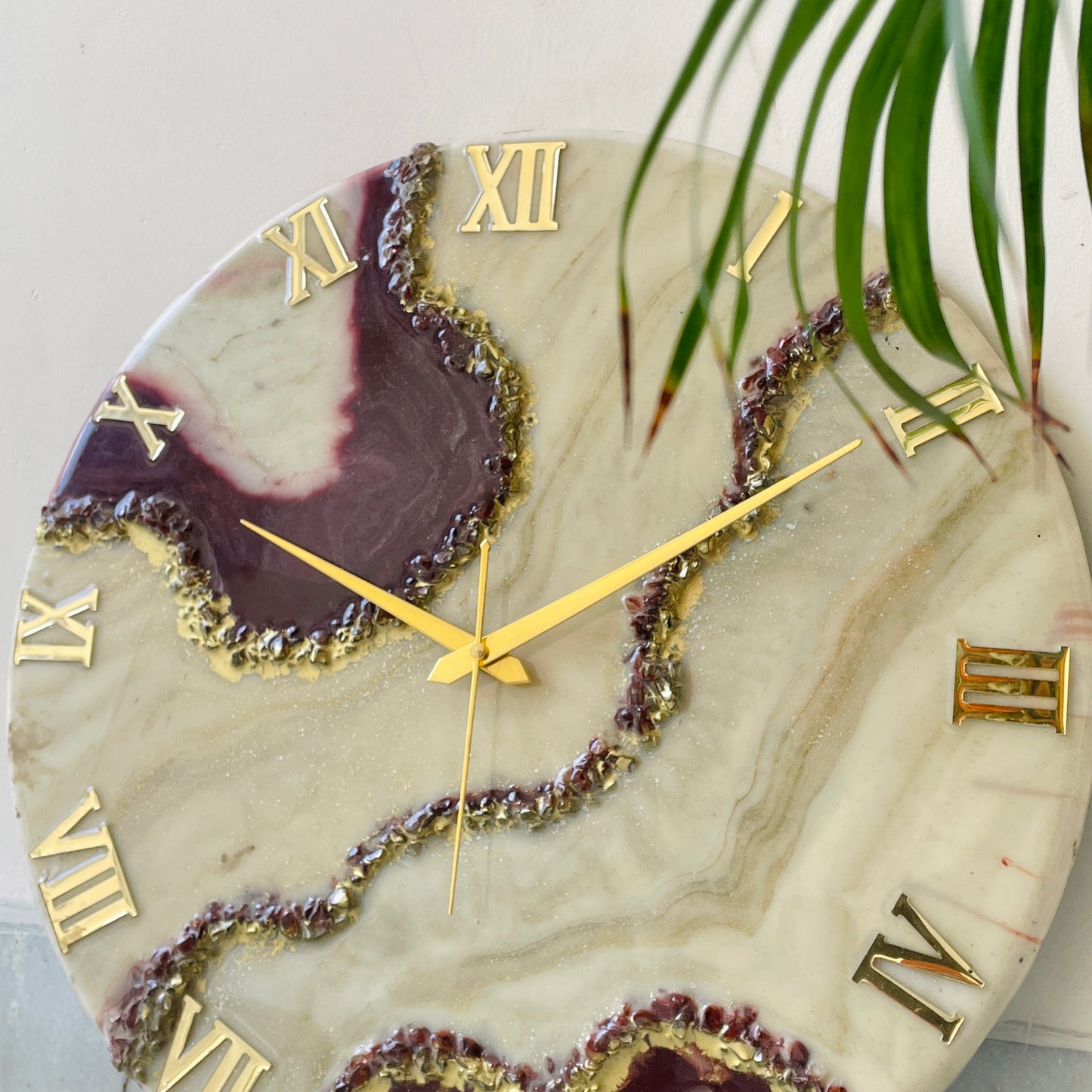 *Cherry  Silent Clock 17.5 inches